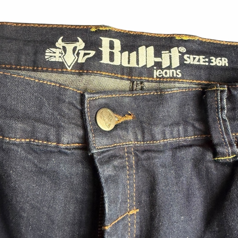 Bull-it riding jeans with hip armor men’s size 36 - Picture 3 of 8